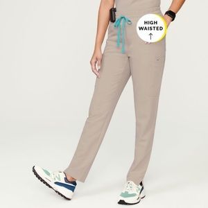 FIGS Yola High Waisted Scrub Pants in limited edition color in Boulder